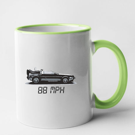 Mug Delorean 88 MPH Vert