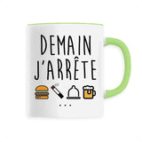 Mug Demain j'arrête 