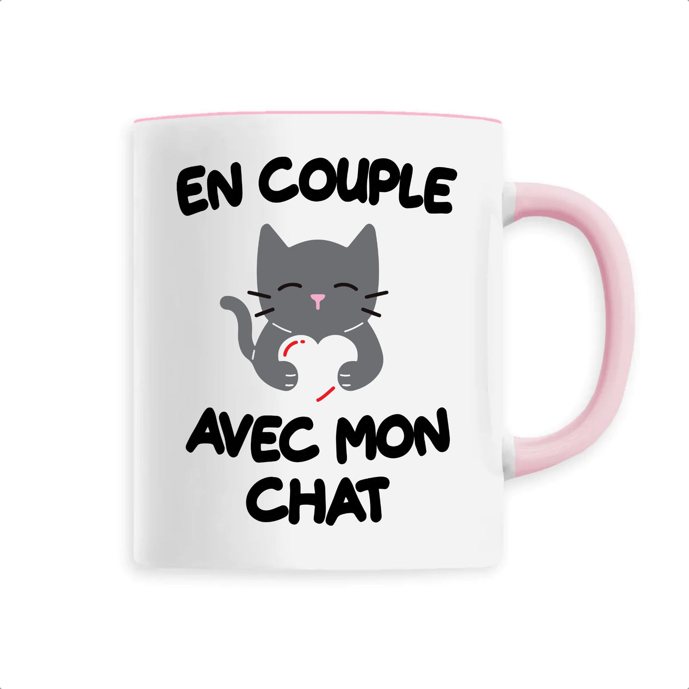 Mug En couple avec mon chat 