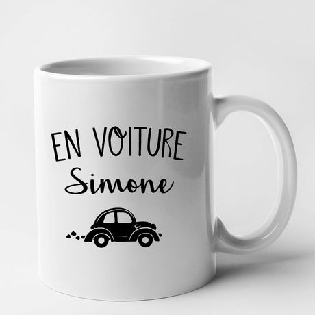 Mug En voiture Simone Blanc