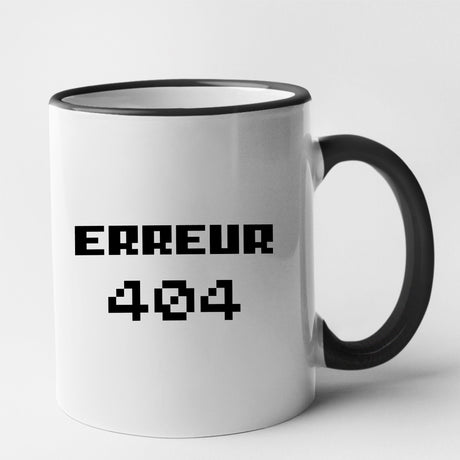 Mug Erreur 404 Noir