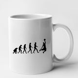 Mug Évolution basket Blanc