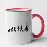 Mug Évolution basket Rouge