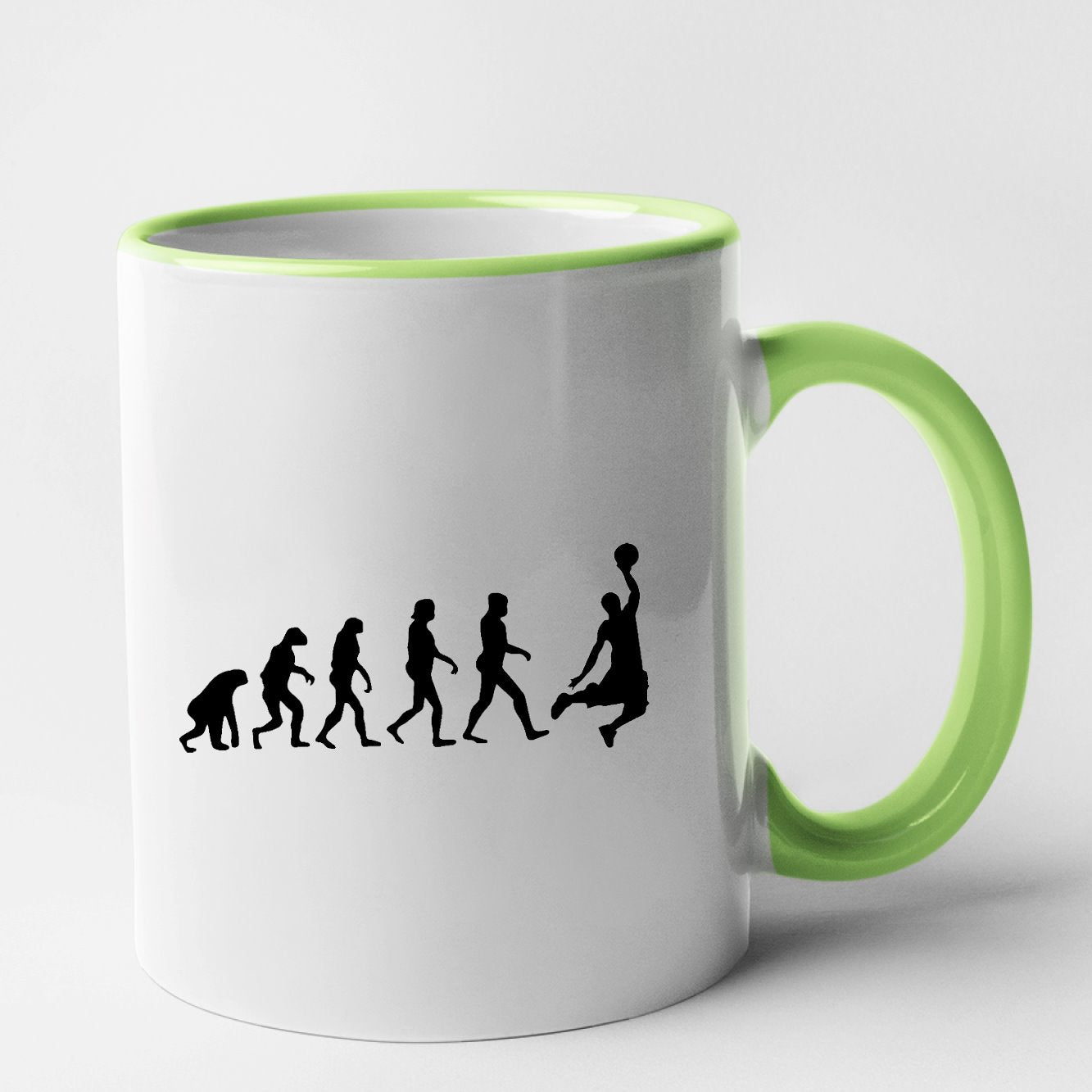 Mug Évolution basket Vert