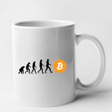 Mug Évolution Bitcoin Blanc