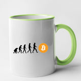 Mug Évolution Bitcoin Vert