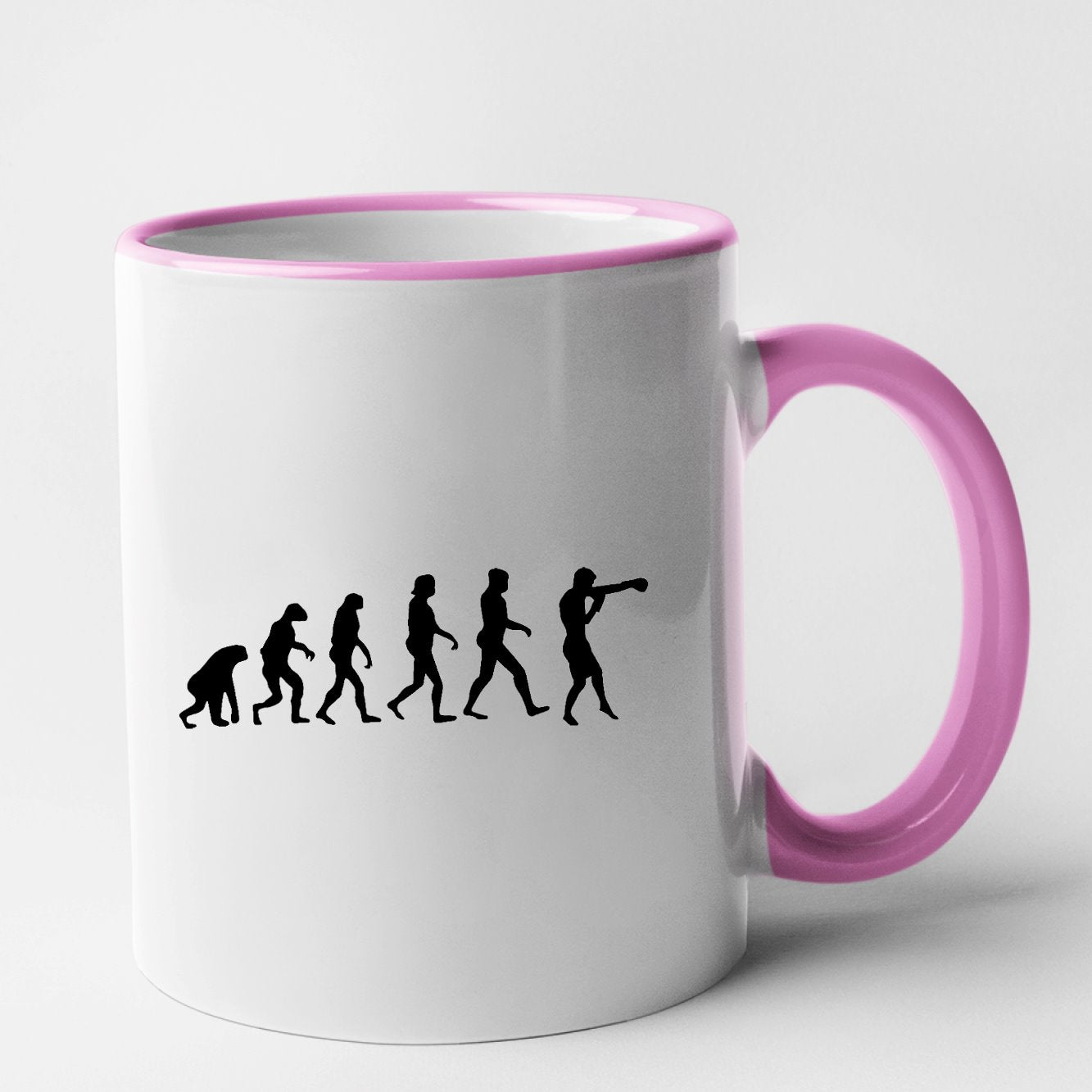 Mug Évolution boxe Rose