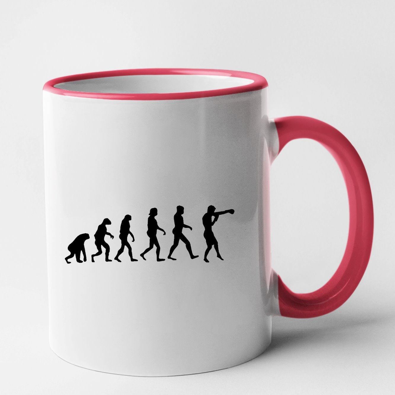 Mug Évolution boxe Rouge