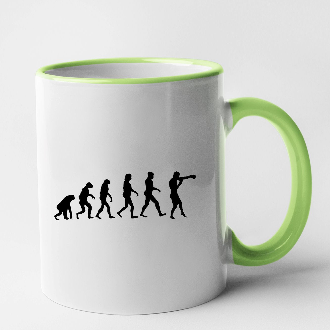 Mug Évolution boxe Vert