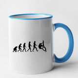 Mug Évolution escalade Bleu