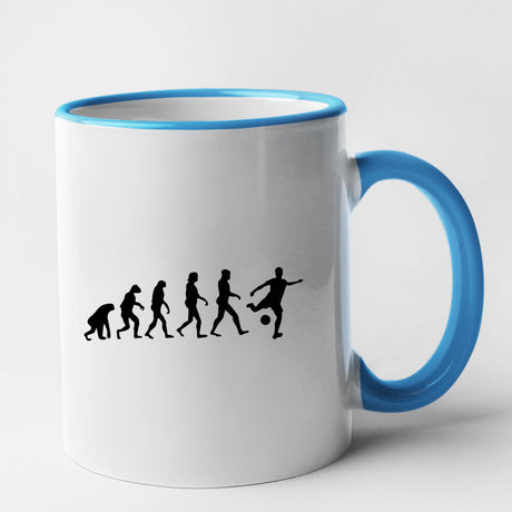 Mug Évolution foot Bleu