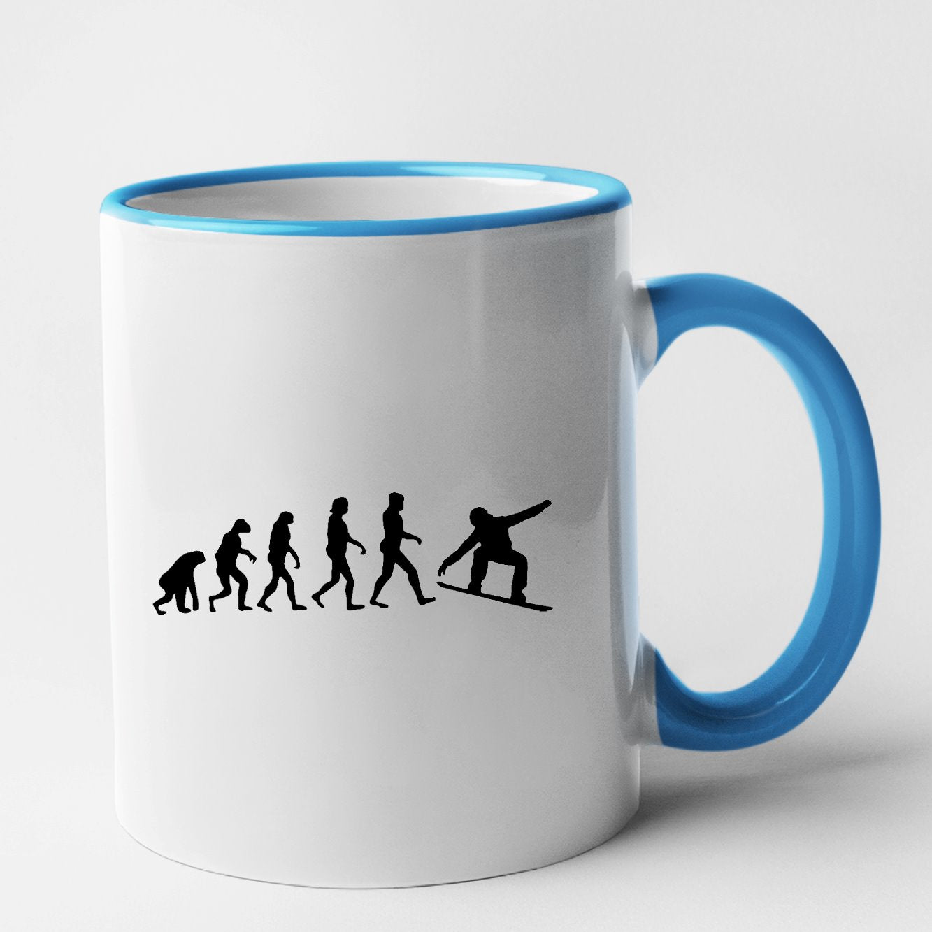 Mug Évolution snow Bleu