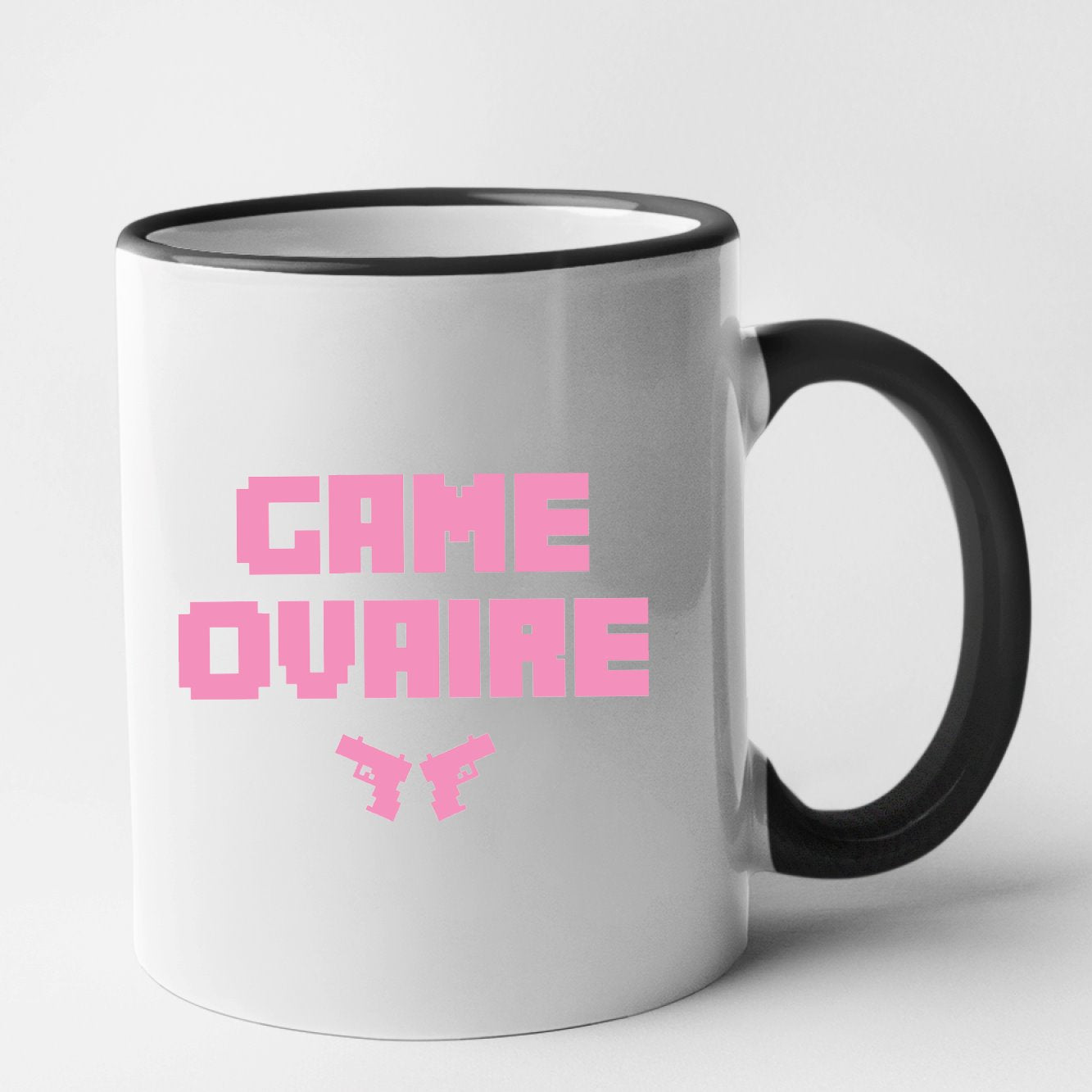 Mug Game ovaire Noir