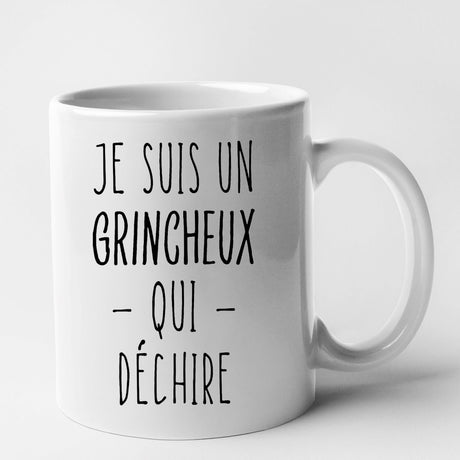 Mug Grincheux qui déchire Blanc