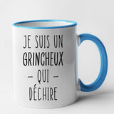 Mug Grincheux qui déchire Bleu