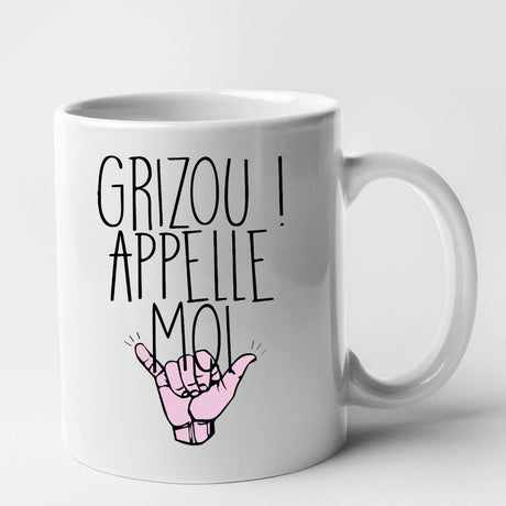 Mug Grizou appelle moi Blanc