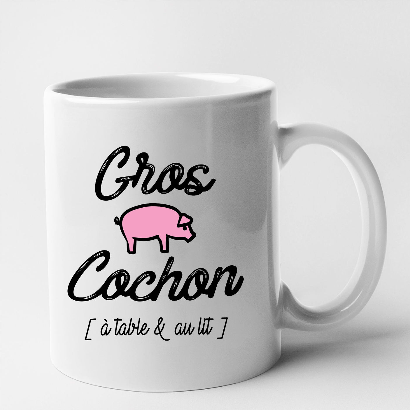 Mug Gros cochon Blanc