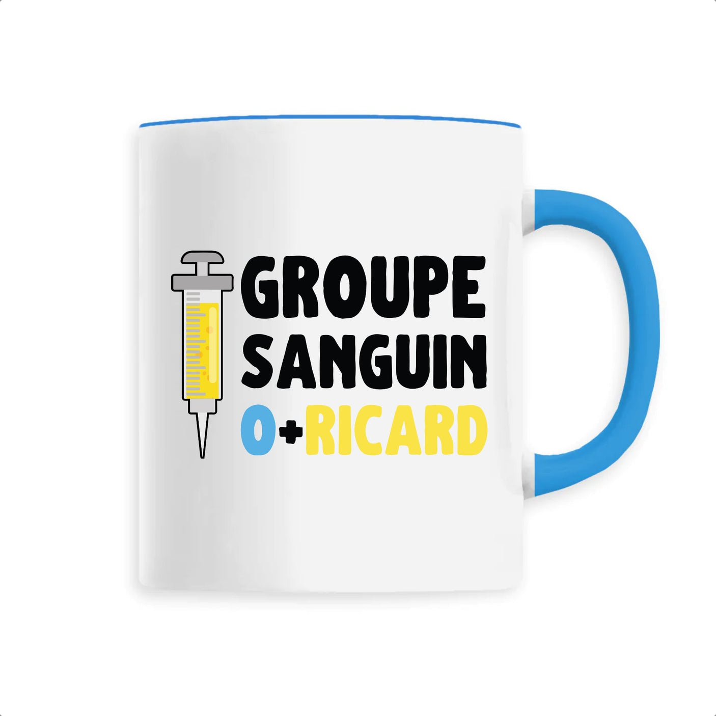 Mug Groupe sanguin O + Ricard 