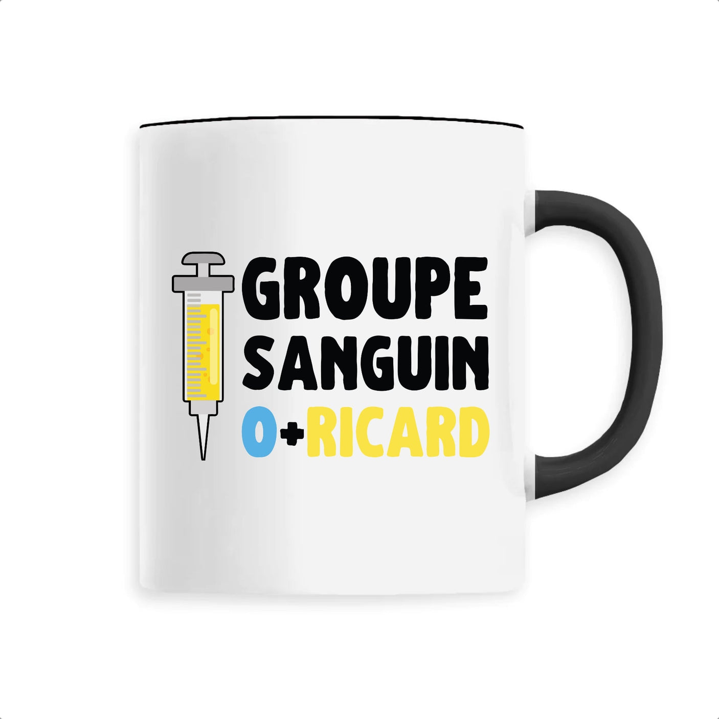 Mug Groupe sanguin O + Ricard 