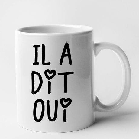 Mug Il a dit oui Blanc