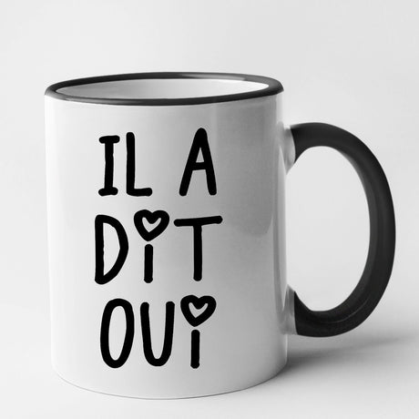 Mug Il a dit oui Noir