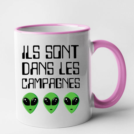 Mug Ils sont dans les campagnes Rose