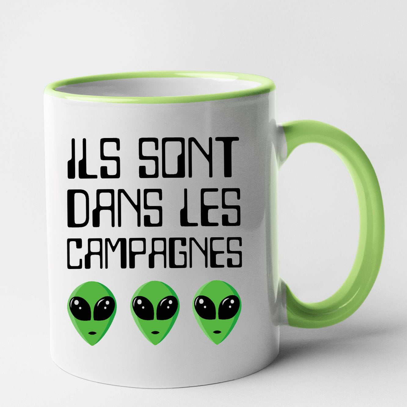 Mug Ils sont dans les campagnes Vert