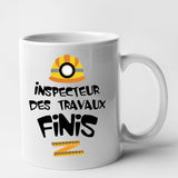 Mug Inspecteur des travaux finis Blanc