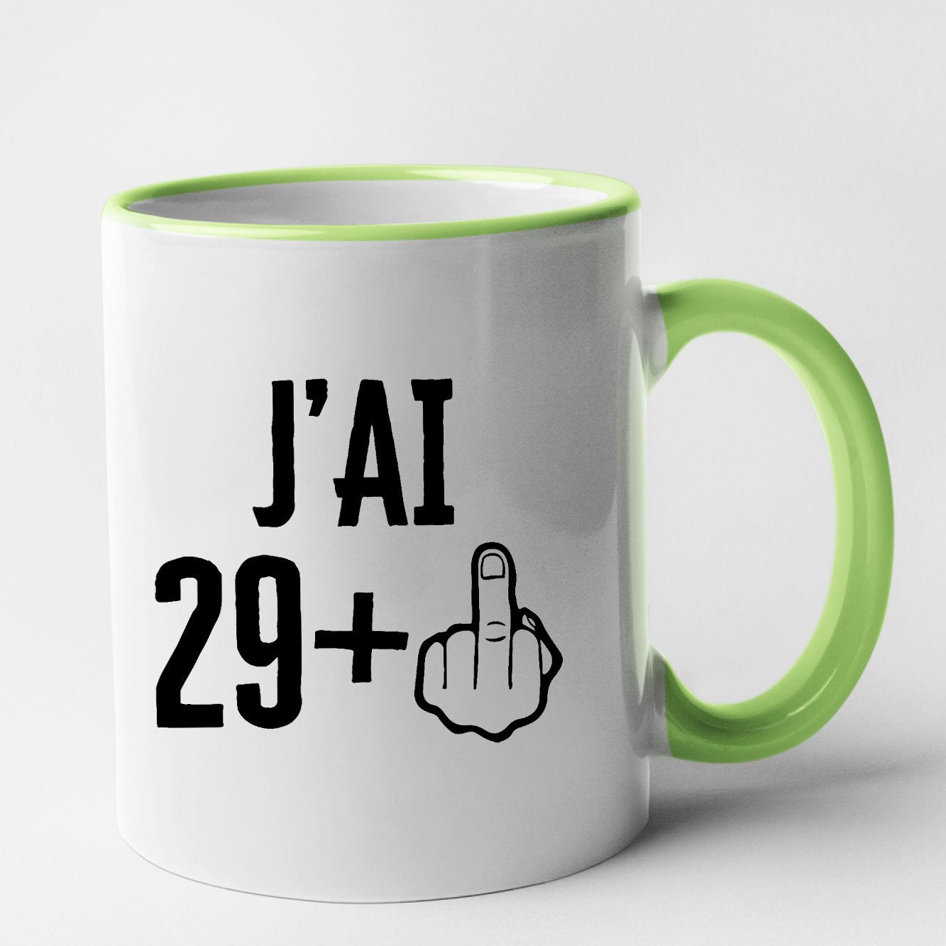 Mug J'ai 30 ans 29 + 1 Vert