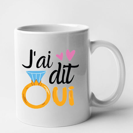 Mug J'ai dit oui Blanc