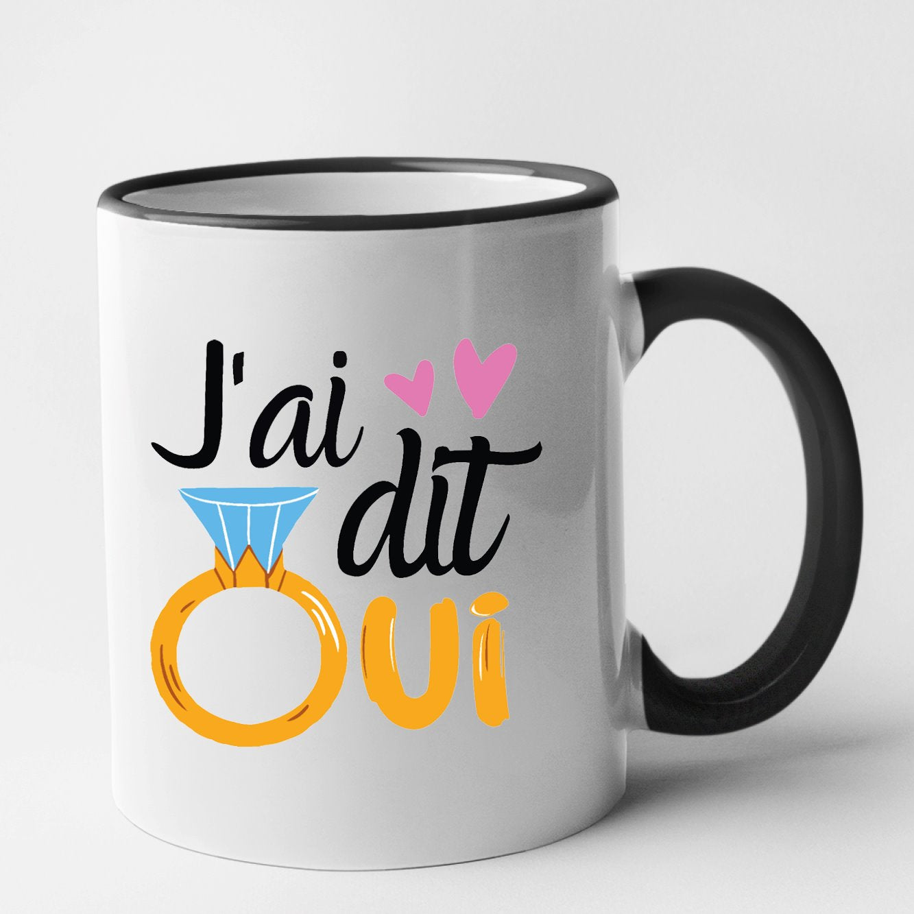 Mug J'ai dit oui Noir