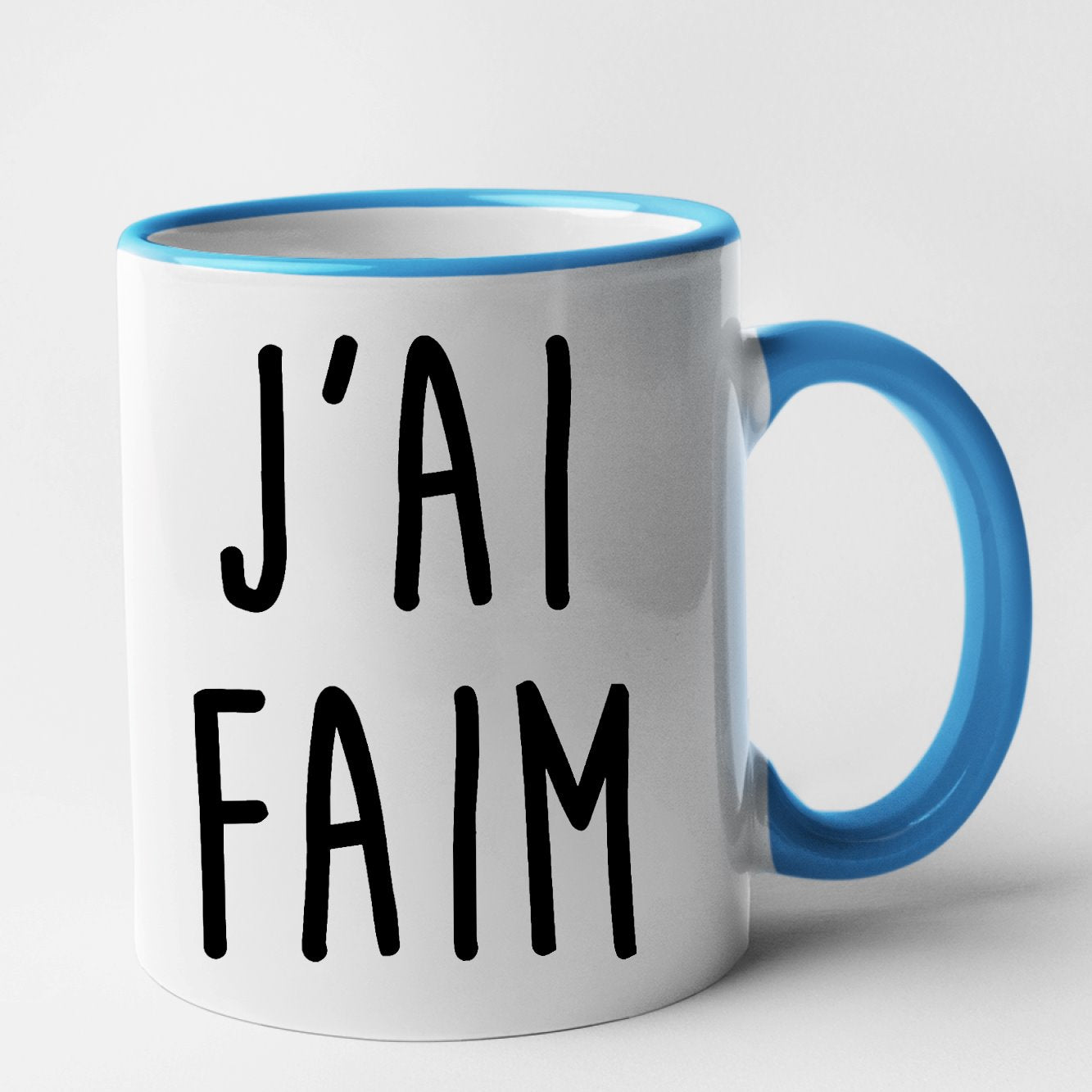 Mug J'ai faim Bleu