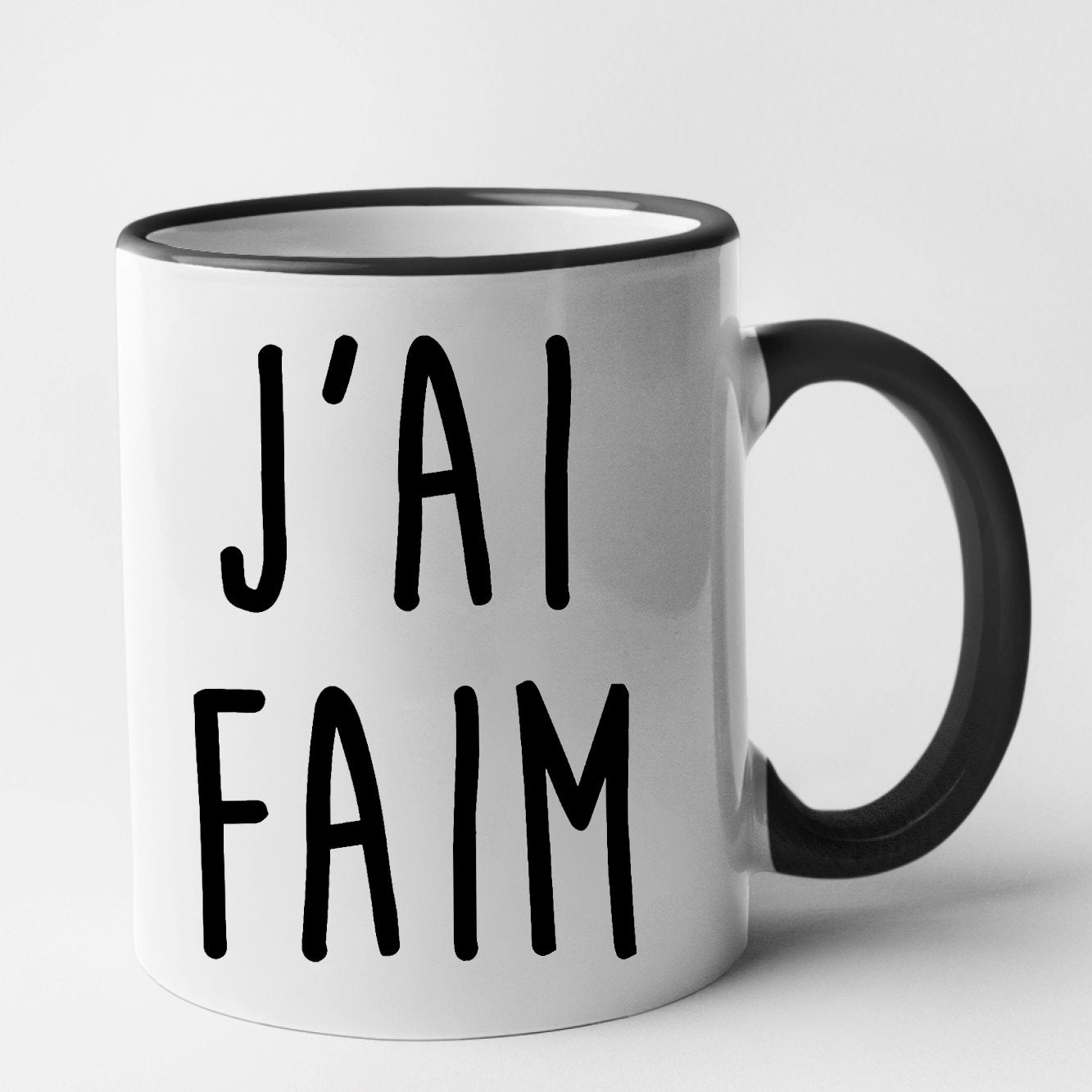 Mug J'ai faim Noir