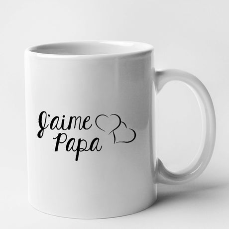 Mug J'aime papa Blanc