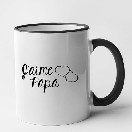 Mug J'aime papa Noir