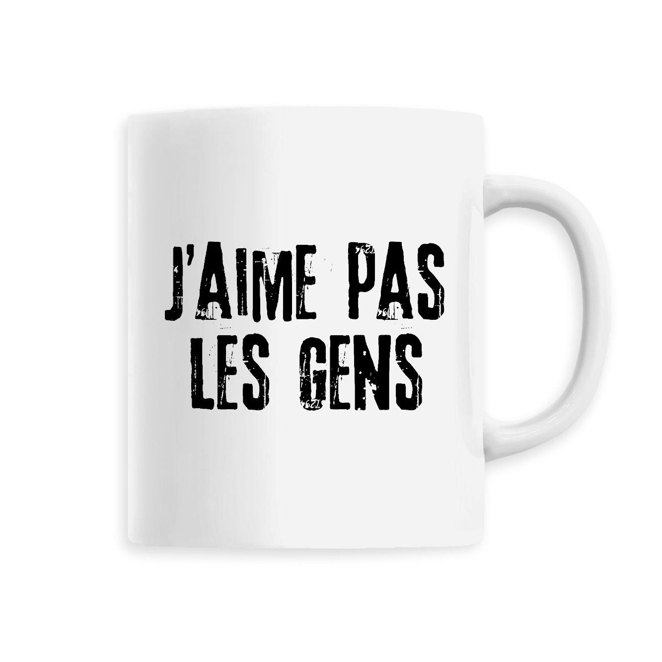 Mug J'aime pas les gens 