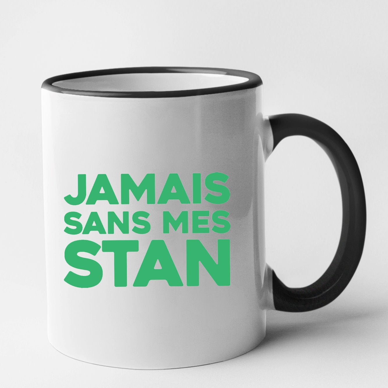 Mug Jamais sans mes Stan Noir