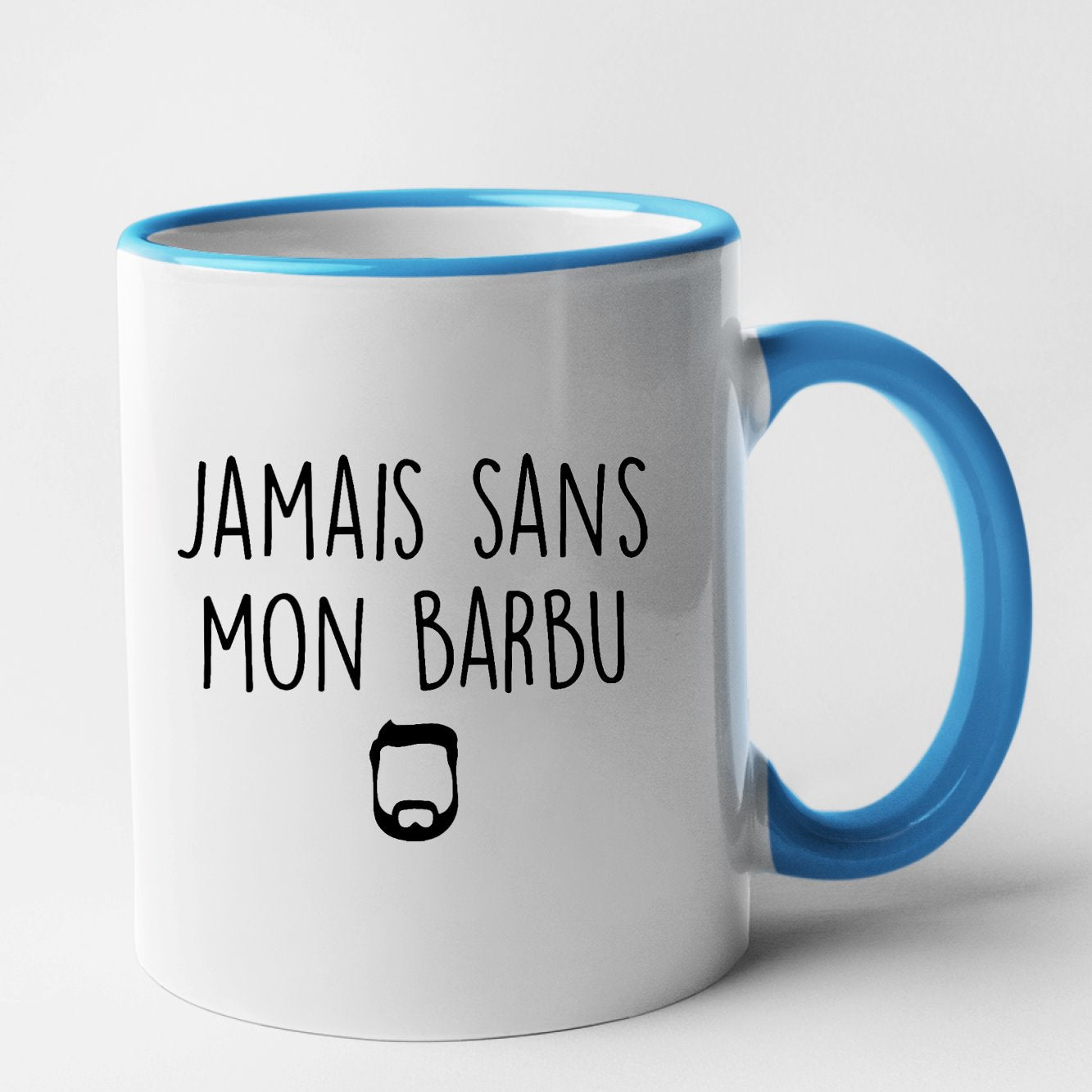 Mug Jamais sans mon barbu Bleu