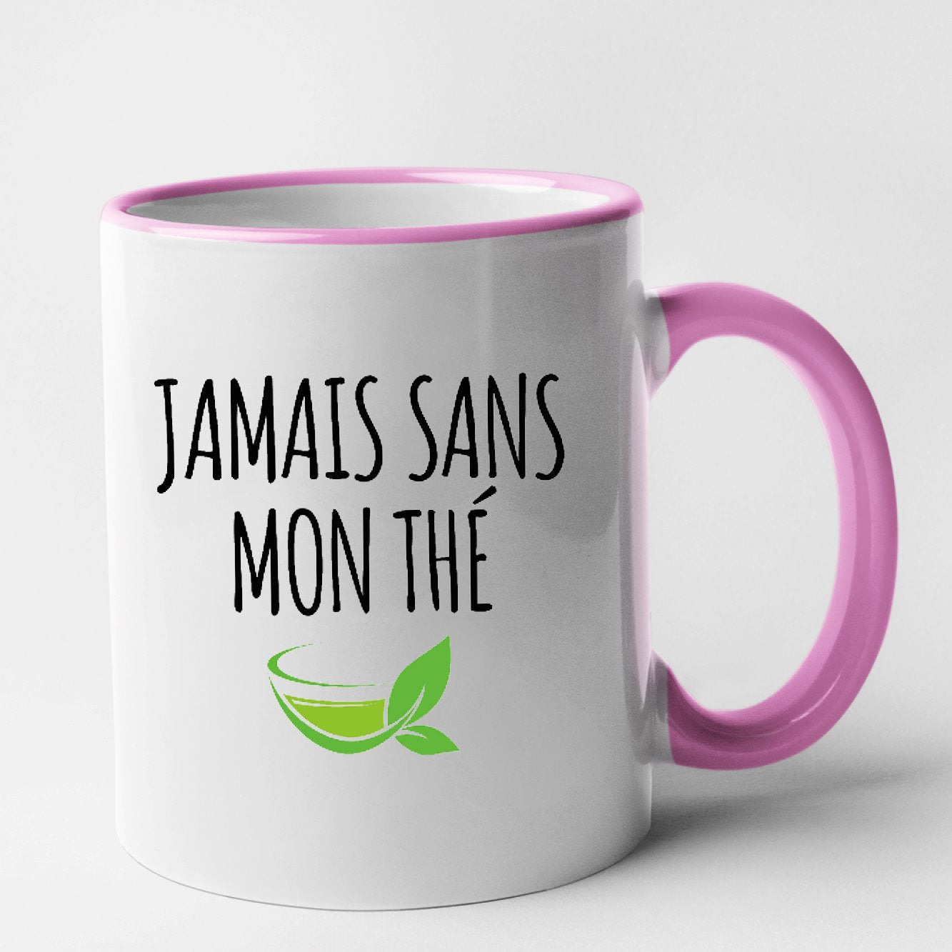 Mug Jamais sans mon thé Rose