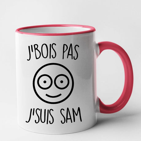 Mug J'bois pas j'suis Sam Rouge