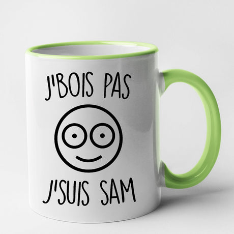 Mug J'bois pas j'suis Sam Vert