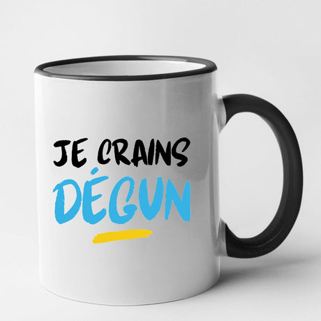 Mug Je crains dégun Noir