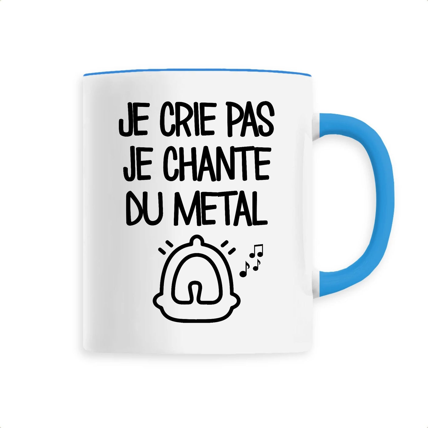 Mug Je crie pas je chante du métal 