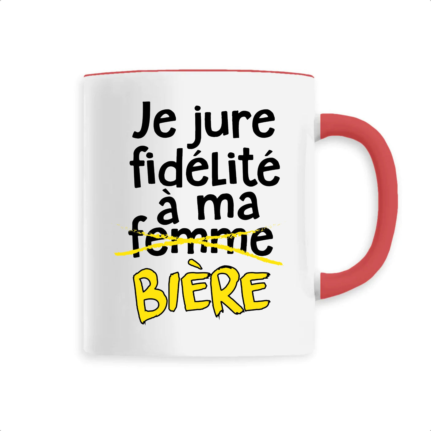 Mug Je jure fidélité à ma bière 