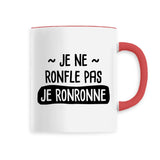 Mug Je ne ronfle pas je ronronne 