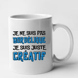 Mug Je ne suis pas bordélique je suis créatif Blanc