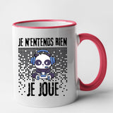 Mug Je n'entends rien je joue Rouge