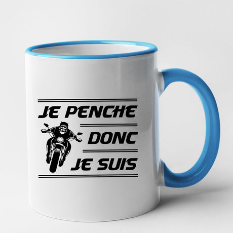 Mug Je penche donc je suis Bleu