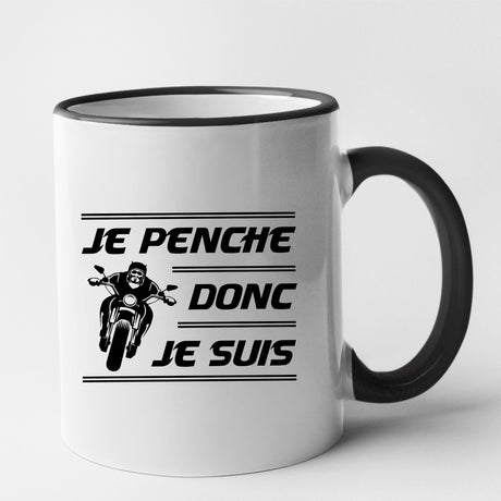 Mug Je penche donc je suis Noir