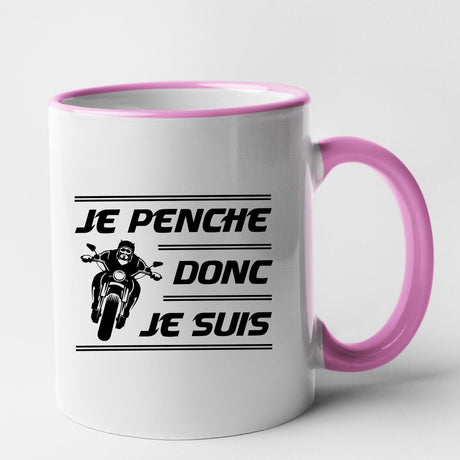 Mug Je penche donc je suis Rose